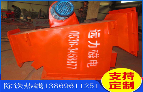 管道式自動除鐵器，新疆管道式自動除鐵器規(guī)格_新疆管道式自動除鐵器規(guī)格應用生產(chǎn)安裝示意圖型12000高斯_工作原理