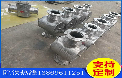 管道除鐵器，吉林管道抽屜除鐵器_遠(yuǎn)力吉林管道抽屜除鐵器12000高斯 可定制工作原理_安裝示意圖