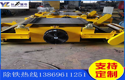 自卸式風(fēng)冷電磁除鐵器，貴州懸掛自卸式風(fēng)冷電磁除鐵器_選型_貴州懸掛自卸式風(fēng)冷電磁除鐵器公司多少錢參數(shù)工作原理生產(chǎn)價(jià)格工作原理_價(jià)格